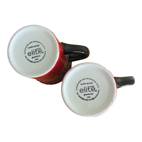 Set of 2 Gibson Elite Pueblo Springs Coffee Mugs Tea Cups, Microwavable Safe - Picture 4 of 5